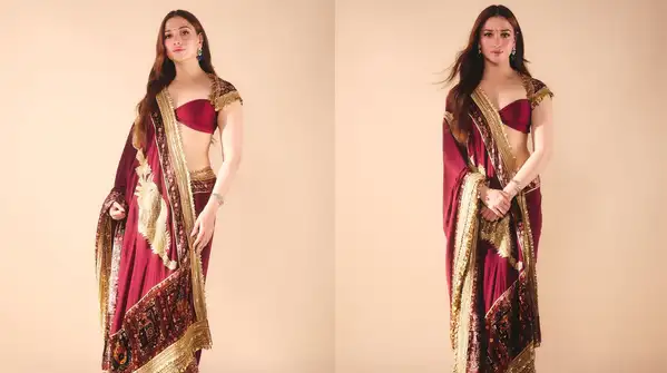 Tamannaah Bhatia seems to have mastered exactly that equation in her latest House of Masaba