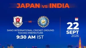 India to play Japan in T20I as Suzuki Cup marks 75 years of friendship