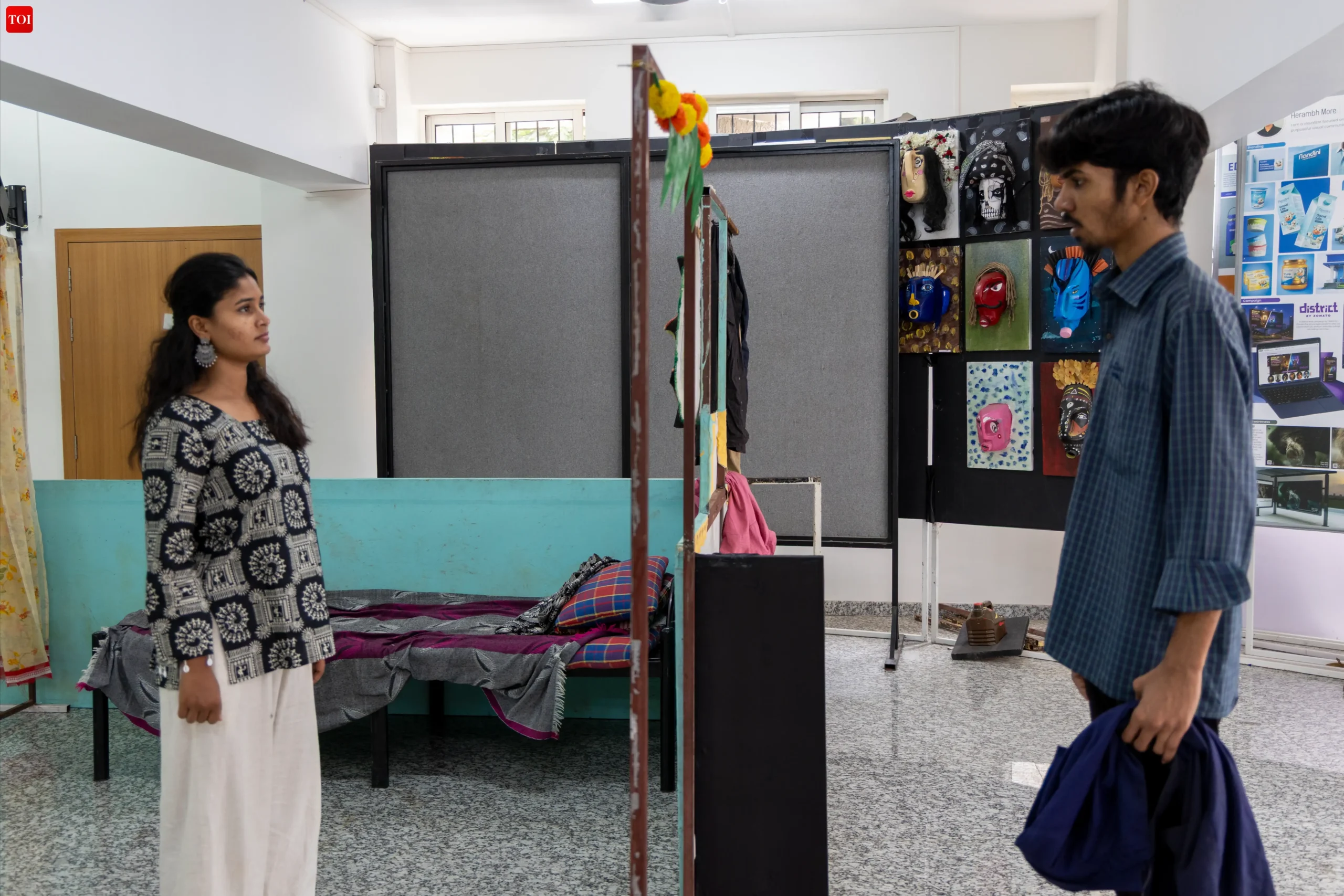 Taking the stage after months of rehearsals, Bharati Vidyapeeth College of Fine Arts' students