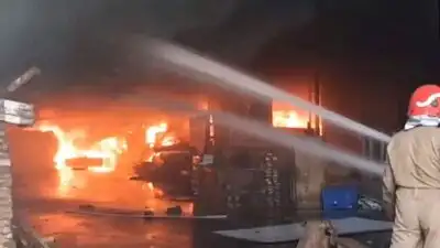Fire at wooden items godown: What happened in Delhi's Dallupura
