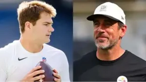 Maye started studying Rodgers obsessively, right down to his throwing motion and pregame warmup