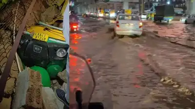 Driver killed after wall crashes on auto in Bengaluru