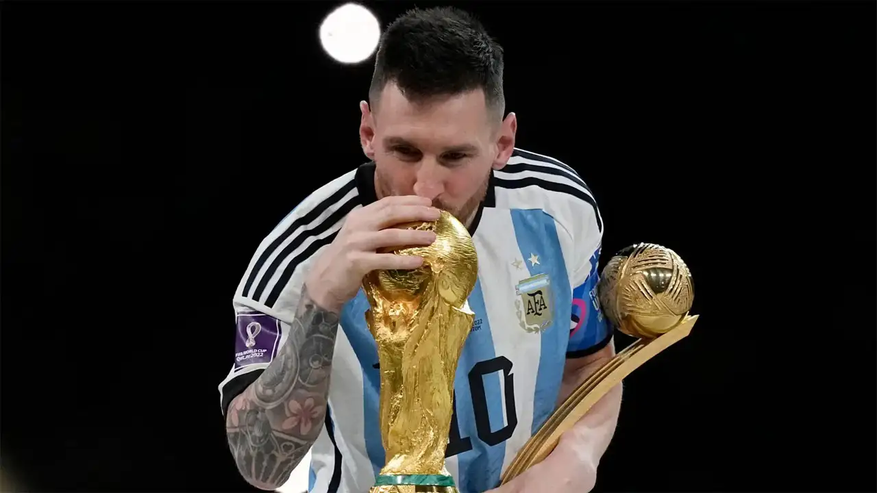 Instagram / Leo Messi) — Novak Djokovic with Lionel Messi in 2023 (Source