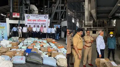 Navi Mumbai police destroyed 726 kgs of narcotics valued at Rs 26.30 crore through incineration