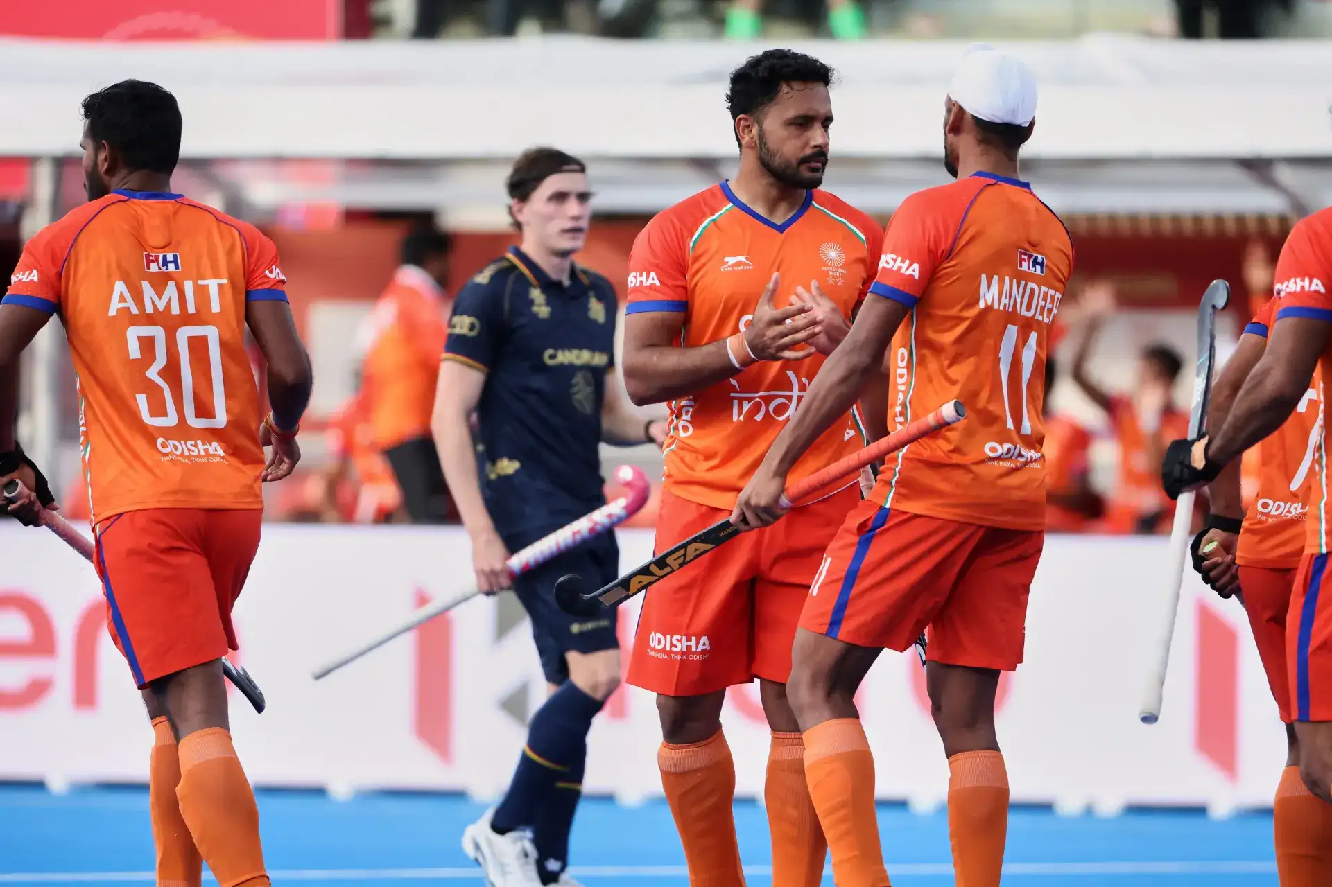 Hockey India had switched from its long-standing blue jersey to saffron
