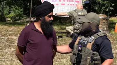 Satvir Singh was taken into custody by ICE Boston on September 11 at the inspection station