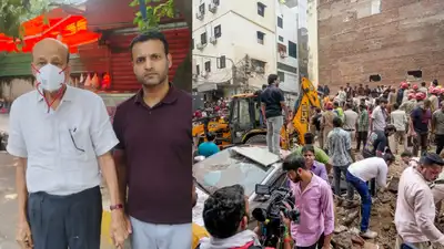Delhi Police have arrested the alleged owner of the building that collapsed in Satya Niketan