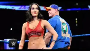 Lynch said, “You can’t see him anymore.” A major chapter in WWE Hall of Famer Nikki Bella 's
