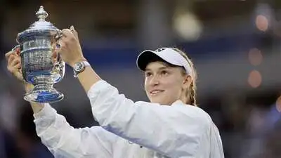 Elena Rybakina’s US Open appeared to have ended before it had begun