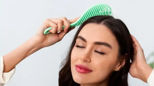 Pinterest Massage combs composed of smaller rounded teeth can be used to sculpt the hair while