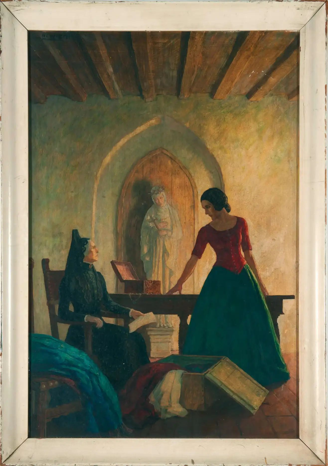 In 2017, she picked up a painting at a thrift store for $4