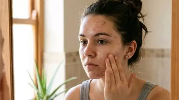 Things like your pillowcase, phone, or even hair products could lead to oily skin, pimples