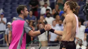 Alex de Minaur hit a wall in the second round of the US Open, the world No