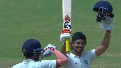 Kishan came close to joining the small group of batters who have scored triple centuries
