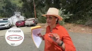 An elderly San Francisco woman mailed checks to pay her bills; thieves altered them and took