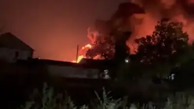 On Sunday, Russian forces struck the Kyivstar headquarters in Kyiv