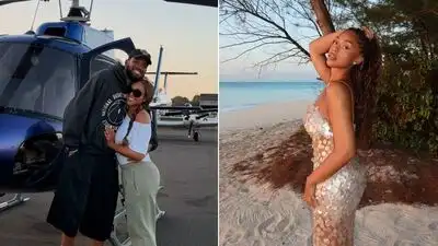 Karl-Anthony Towns’ wife Jordyn Woods gave fans another glimpse of her African honeymoon