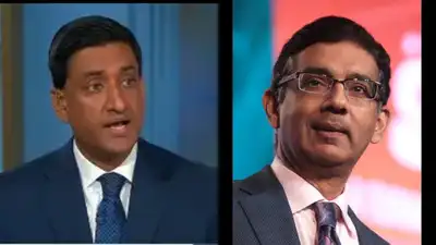Ro Khanna asks Dinesh D'Souza if this makes him less American — 'I am Hindu and my mom is not white'