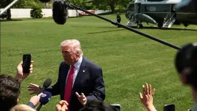 US President Donald Trump on Monday defended the move to ban top US media from White House