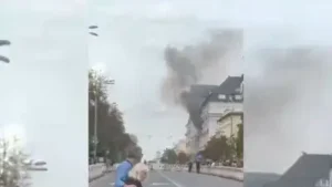 Russian drone hits Ukraine's security service headquarters in Kyiv, Zelenskiy vows retaliation