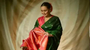 Rani Mukerji's green saree and gajra bring Marathi bahu glam into the spotlight, with just