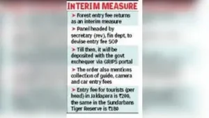 The state forest dept has, as an interim measure, reinstated entry: The wider industry impact