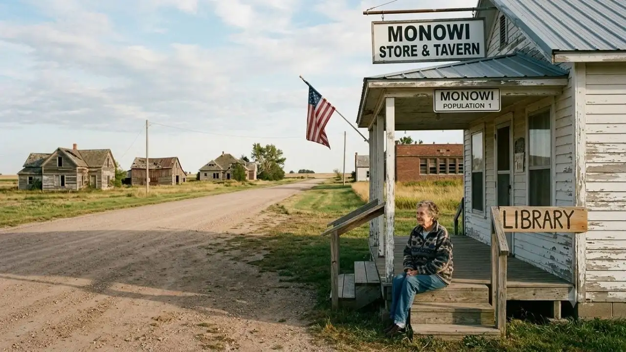 Once home to about 150 people during its railway-era heyday, Monowi: The wider industry impact