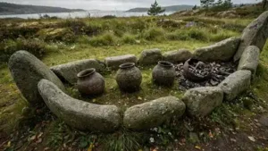 The images revealed burnt bones inside the vessels, along: The wider industry impact