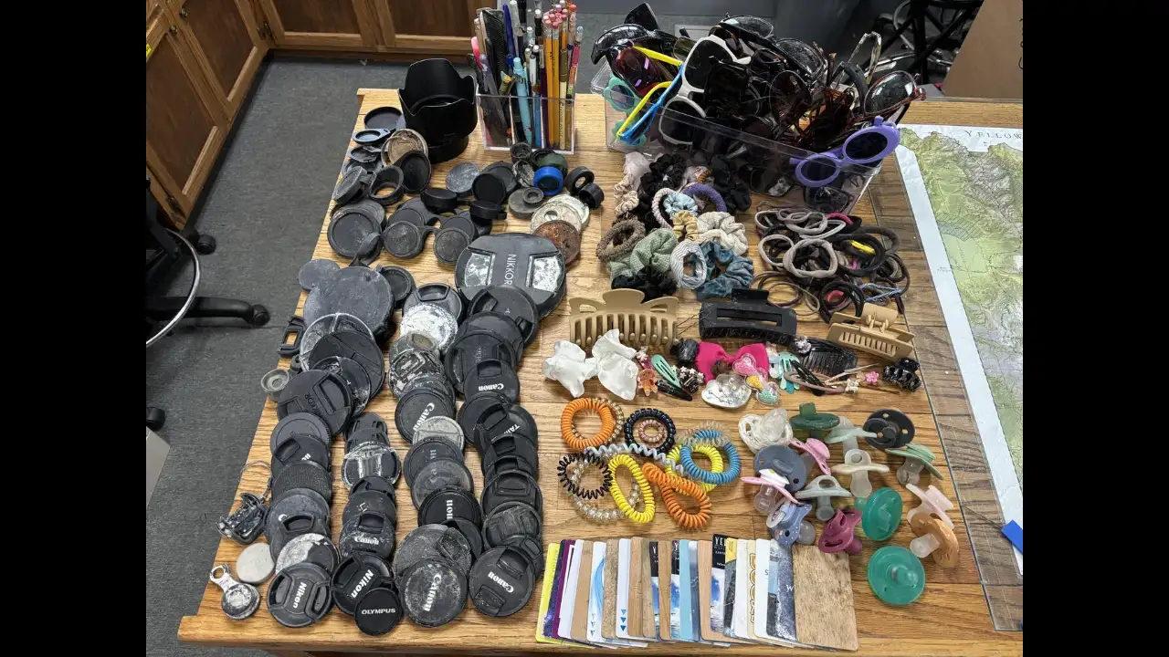 280 hats recovered so far in 2026 from hydrothermal areas of Yellowstone National Park
