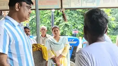 District basic education officer (BSA) Shailesh Pandey suspended headmistress Anamika Bharti