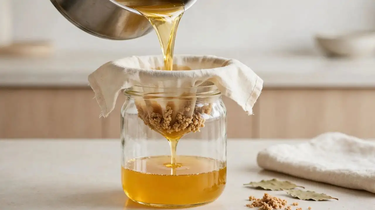 Ghee can be made at home from curd using a few simple steps