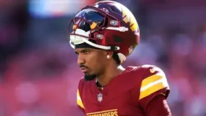 Ahead of the match against the Philadelphia Eagles, all eyes remain on Jayden Daniels