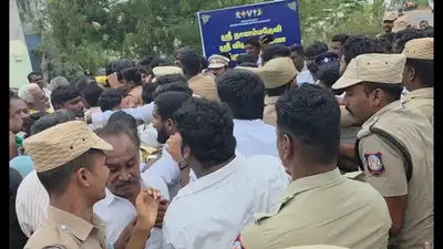 When the MLA arrived to inaugurate the desilting work, villagers reportedly surrounded him
