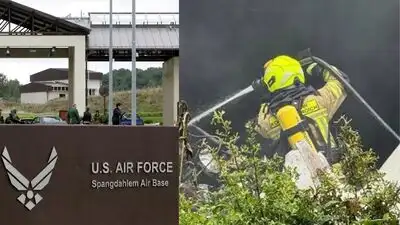 Military plane crashes near US air base in Germany's Spangdahlem, 1 injured