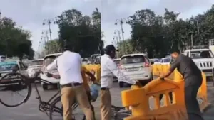 Shiv Sena politician and MP Milind Deora tweeted a video on Wednesday that showed a traffic