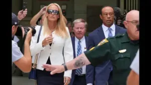 Vanessa Trump accompanied Tiger Woods as the court heard his DUI case, which he did not