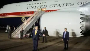 President Donald Trump is poised to use the Boeing 747 gifted by Qatar for his trip to Ireland