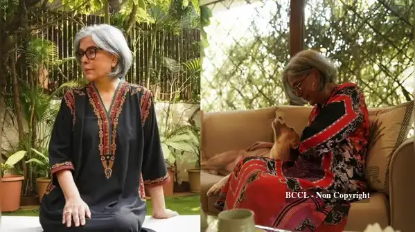 For an actress who has spent decades in the klieg lights, Zeenat Aman’s home in Mumbai provides