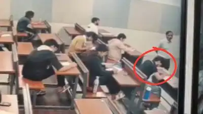New CCTV footage shows Sahil Wakode's movements before he left exam hall — IIT-Bombay suicide case