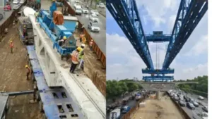 90-Tonne segment launched over Eastern Express Highway — Mumbai's 13.9-km Elevated Eastern Freeway