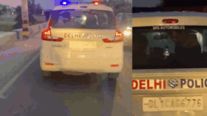 A viral video shows police and a DTC driver drinking inside a PCR vehicle