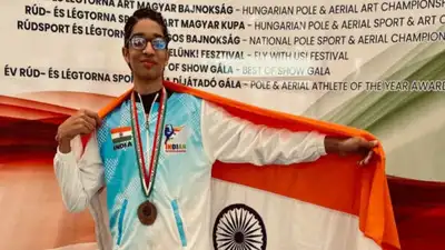 Last December, in the town of Budaors, Hungary, 16 year old Vir Gahrotra from Worli, climbed
