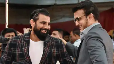 Mohammed Shami and Sourav Ganguly (ANI photo) — File Pic