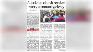 The letter highlighted that over 1.3 million Christians live in Bengal