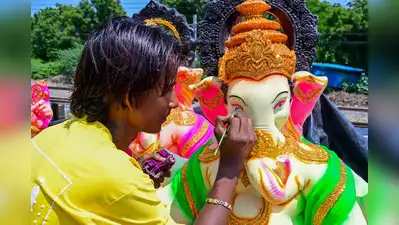 A series of events marked the Ganesha idol immersion processions across Shivamogga district
