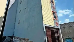 Four-storey building on 50 sq yards plot tilts in Gopanpally, 8 persons evacuated