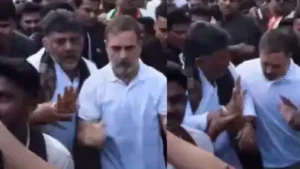 Karnataka chief minister DK Shivakumar clarified that Rahul Gandhi did not push him