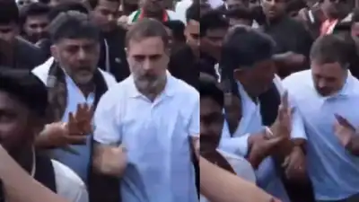 Karnataka chief minister DK Shivakumar clarified that Rahul Gandhi did not push him