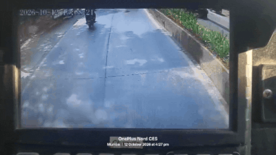 Motorcyclist injured, pillion rider killed in road crash in Mumbai's Malad — Caught on cam