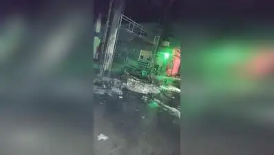 Jaguar rams into fuel dispenser, sparks massive fire at Attibele in Bengaluru